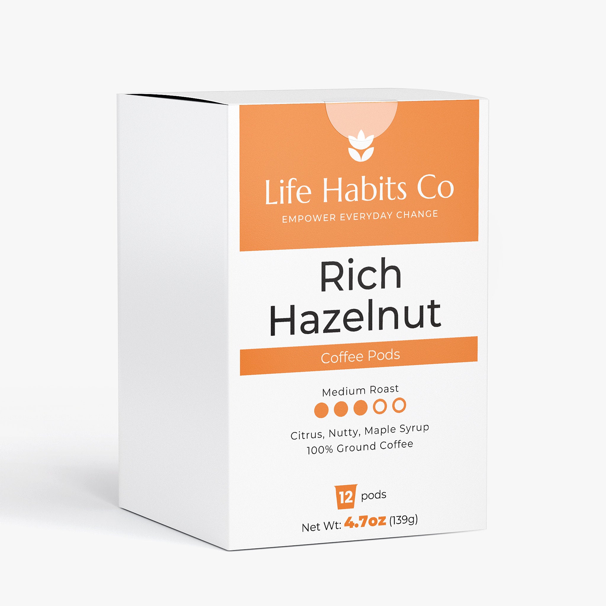 Rich Hazelnut Coffee Pods (Medium Roast)
